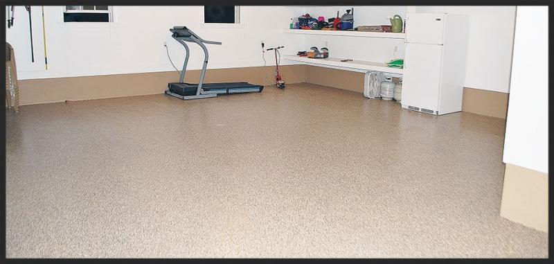 Epoxy Flake Garage Flooring