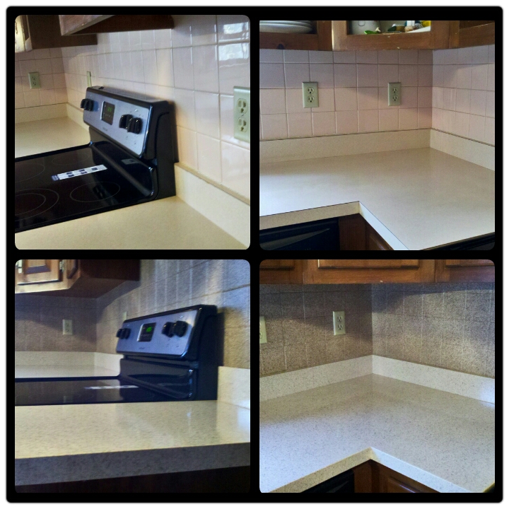 Kitchen Counter and Tile Back Splash
