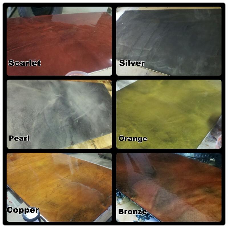 Shimmer Sample Colors