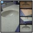 Vanity Resurface in High Gloss Fieldstone