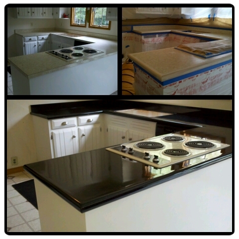Bull Nose Countetop Resurface Refinish
