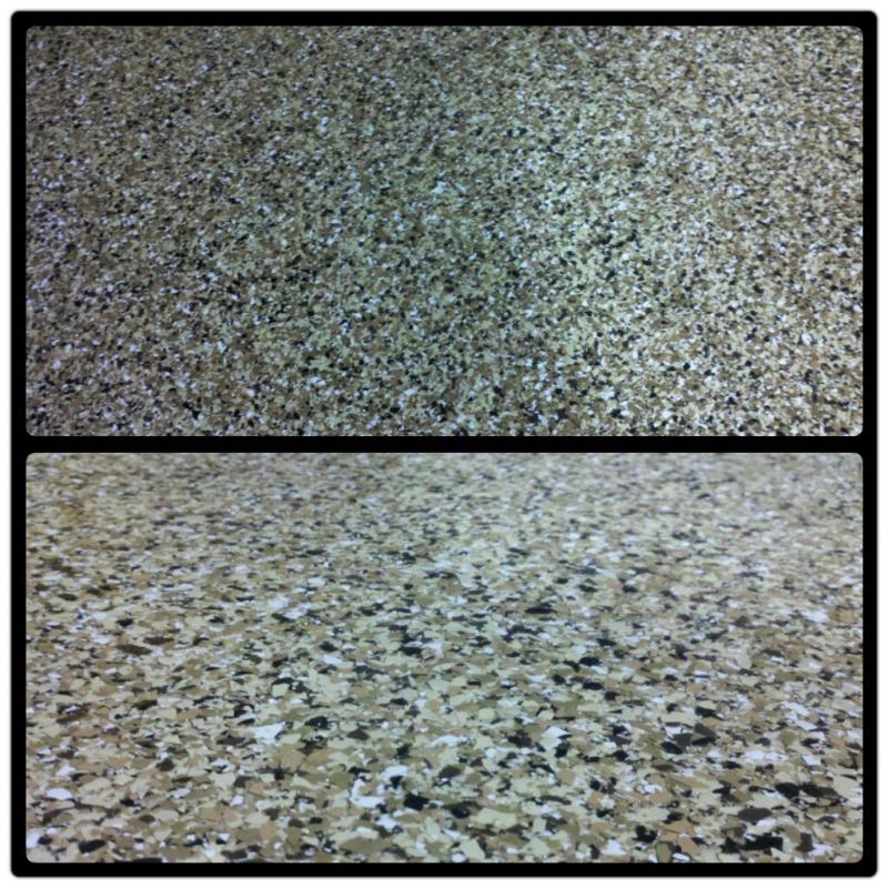Garage Chip Flake Floor